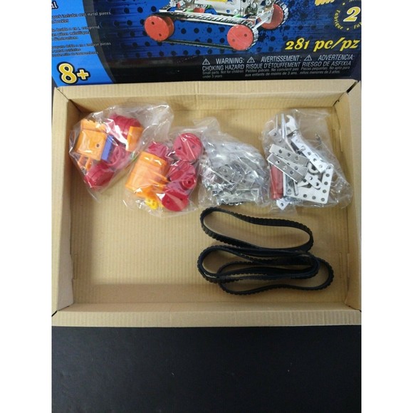 Creatology Front Loader And Power Shovel-Metal Construction Set! 281 Pieces! NEW - Picture 6 of 8